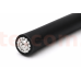 Кабель силиконовый черный 12AWG, бухта 100м.